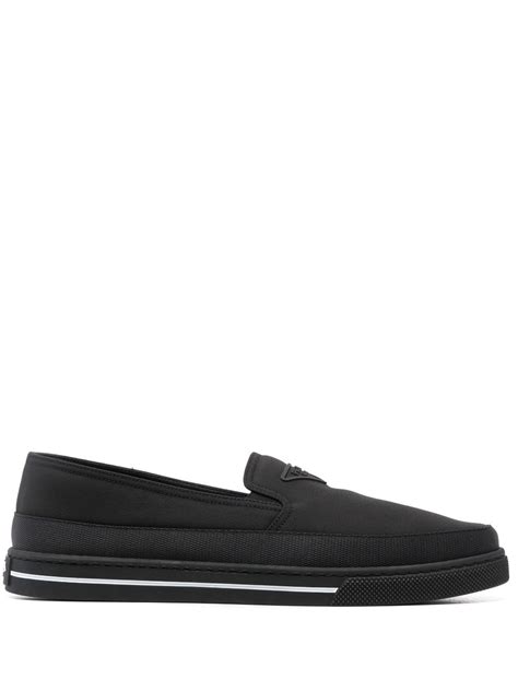 saks Prada slip ons